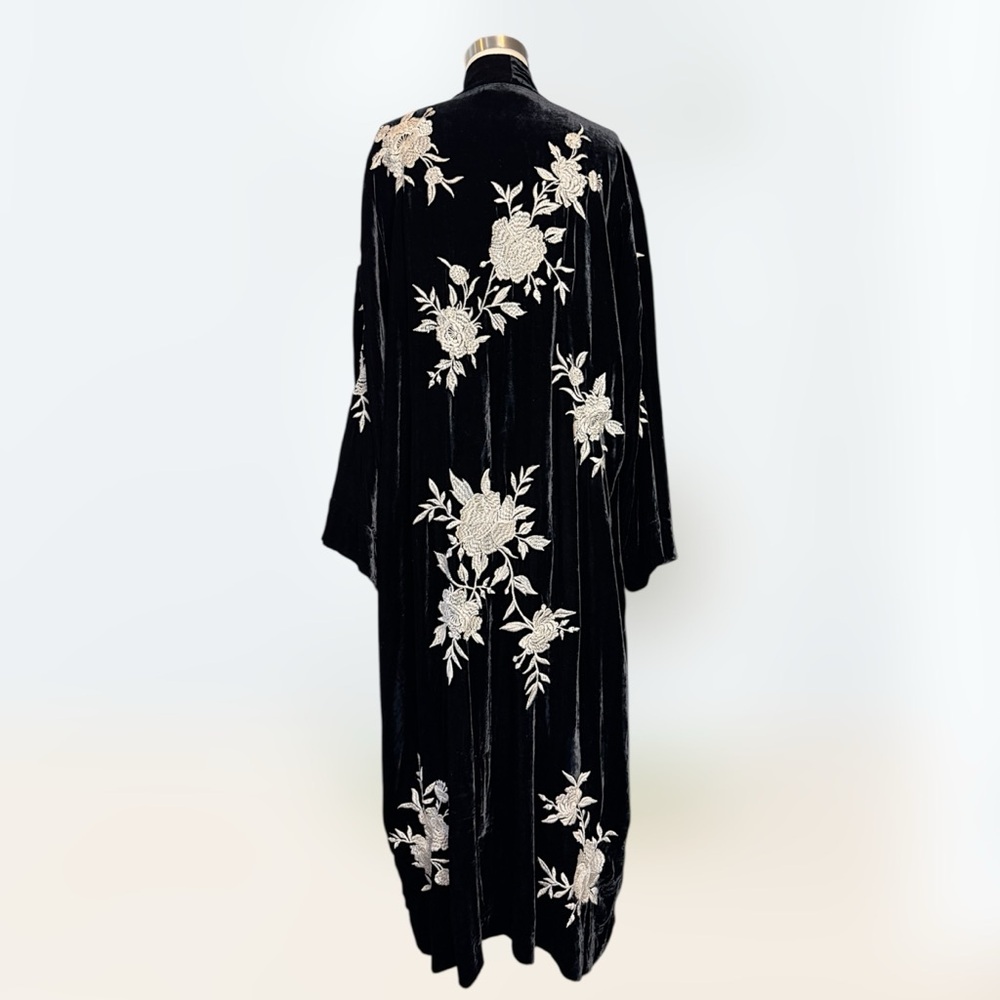 Johnny Was Santal Velvet Kimono Coat